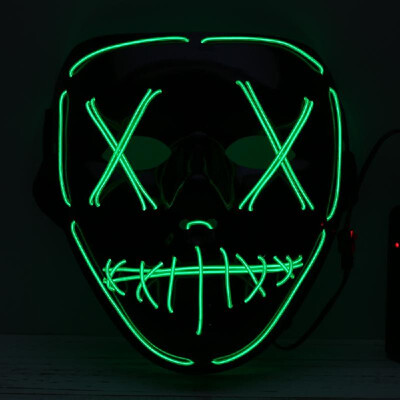 Adults Halloween Green LED Light Up Mask Halloween Costume Supplies for Festival Masquerade Cosplay Party Performance
Adults Halloween Green LED Light Up Mask Halloween Costume Supplies for Festival Masquerade Cosplay Party Performance