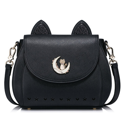 JUST STAR JUST STAR handbags fashion wild Messenger bag female cute kitten handbag leisure Japan&South Korea bag 171100-01 night black
JUST STAR JUST STAR handbags fashion wild Messenger bag female cute kitten handbag leisure Japan&South Korea bag 171100-01 night black