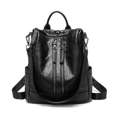 Fashion shoulder bag female 2018 spring&summer new Korean version of the tide wild multi-function soft leather backpack leisure travel bag
Fashion shoulder bag female 2018 spring&summer new Korean version of the tide wild multi-function soft leather backpack leisure travel bag