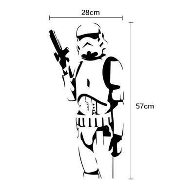 Star Wars Stormtrooper Wall Sticker Vinyl Decal DIY Kids Bedroom Decor Art Mural
Star Wars Stormtrooper Wall Sticker Vinyl Decal DIY Kids Bedroom Decor Art Mural
