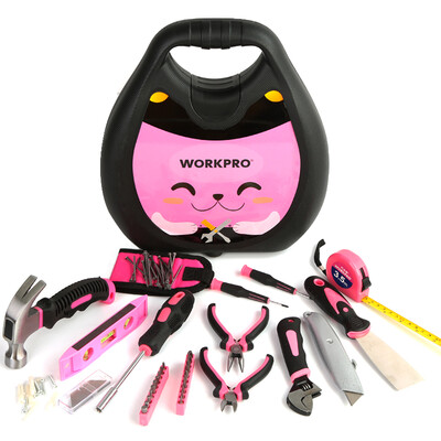 WORKPRO W009071N Multi-function Household Toolbox Tool Set 78PC Womens Repair Tool Tool Set
WORKPRO W009071N Multi-function Household Toolbox Tool Set 78PC Womens Repair Tool Tool Set