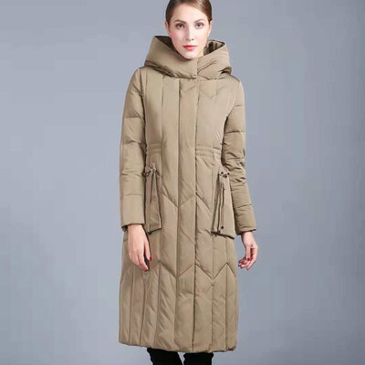 Winter down jacket womens new big patch pocket light luxury high-end hooded long thick warm coat
Winter down jacket womens new big patch pocket light luxury high-end hooded long thick warm coat
