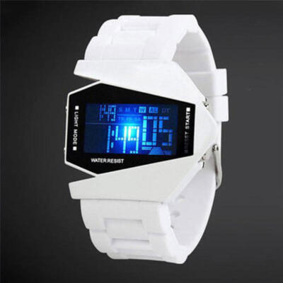 US Stealth Aircraft B2 Digital Led White Silicone Stopwatch Alarm Watch Gift Box
US Stealth Aircraft B2 Digital Led White Silicone Stopwatch Alarm Watch Gift Box