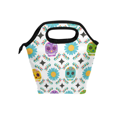 Lunch Tote Bag Colorful Skull Travel Picnic Insulated Lunch Handbags Portable Zipper Lunch Bag Box
Lunch Tote Bag Colorful Skull Travel Picnic Insulated Lunch Handbags Portable Zipper Lunch Bag Box
