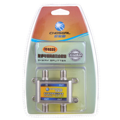 Yahara CHOSEAL YF4035 cable TV one to three distributor 5-1000MHz bandwidth -130dBRFI
Yahara CHOSEAL YF4035 cable TV one to three distributor 5-1000MHz bandwidth -130dBRFI