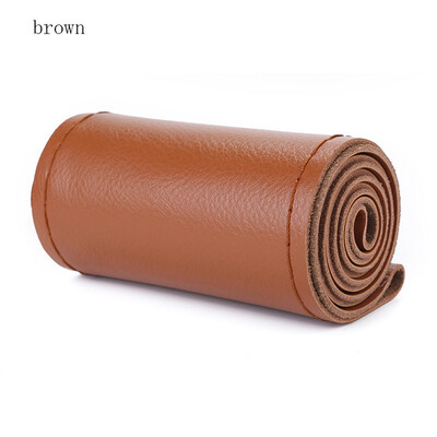 Car Steering Wheel Cover Top Layer Leather with Braid Needles Thread Car-Styling Interior Accessory Protection for Most of cars
Car Steering Wheel Cover Top Layer Leather with Braid Needles Thread Car-Styling Interior Accessory Protection for Most of cars