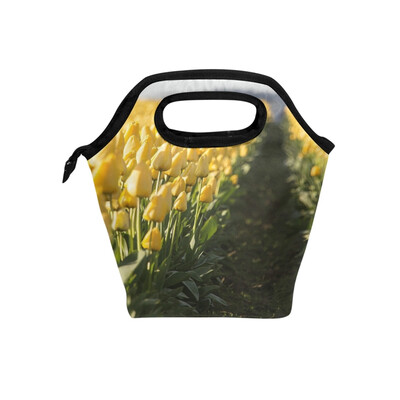 Insulated Lunch Tote Bag Yellow Tulip Travel Picnic Lunch Handbags Portable Zipper Lunch Bag Box
Insulated Lunch Tote Bag Yellow Tulip Travel Picnic Lunch Handbags Portable Zipper Lunch Bag Box