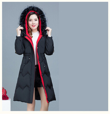 Thick warm large fur collar cotton womens long winter new slim size hooded down jacket 90222
Thick warm large fur collar cotton womens long winter new slim size hooded down jacket 90222