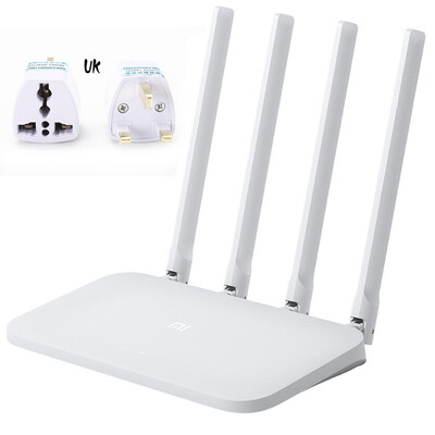 Original Xiao mi mi wifi router 4C 4 ANTENNAS smart App Control 64 Ram 80211 B g n 24g 300Mbps Repeater Band Wireless Router