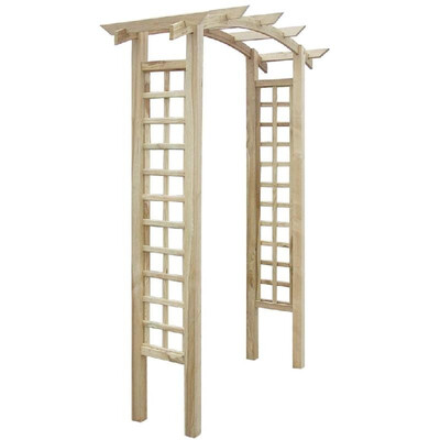 Arch wooden garden trellis with 150 x 50 x 220 cm 
Arch wooden garden trellis with 150 x 50 x 220 cm
