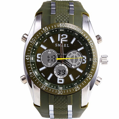 Watch Sport Mens Wristwatch LED Digital Clock Waterproof Dual Time Wristwatch Military Watch 1617 Mens Watches Military
Watch Sport Mens Wristwatch LED Digital Clock Waterproof Dual Time Wristwatch Military Watch 1617 Mens Watches Military