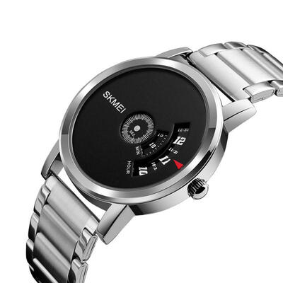 SKMEI Mens Fashion Watch Luxury Stainless Steel Analog Quartz Sport Wrist Watch