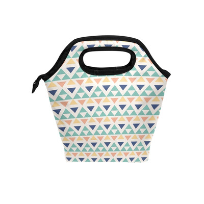 Insulated Lunch Tote Bag Colorful Triangle Travel Picnic Lunch Handbags Portable Zipper Lunch Bag Box
Insulated Lunch Tote Bag Colorful Triangle Travel Picnic Lunch Handbags Portable Zipper Lunch Bag Box