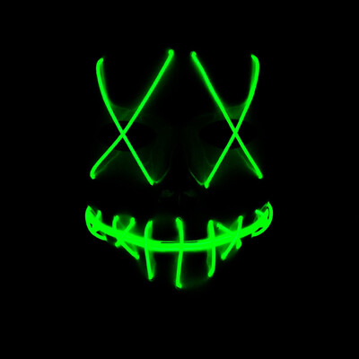 Halloween LED Light Mask Scary Smiling face Rave Purge Festival Cosplay Party
Halloween LED Light Mask Scary Smiling face Rave Purge Festival Cosplay Party
