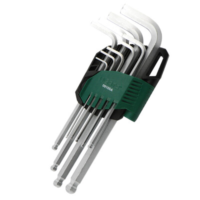 World SATA 09105A chrome vanadium steel plus long ball hex wrench set hexagonal wrench
World SATA 09105A chrome vanadium steel plus long ball hex wrench set hexagonal wrench