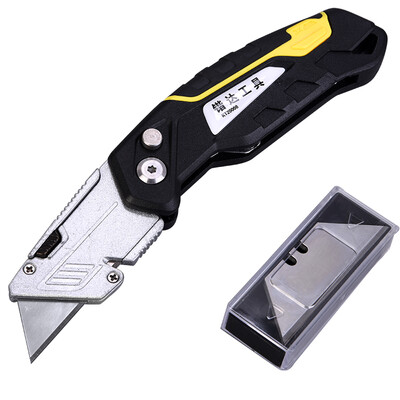 KATA utility knife heavy folding knife wallpaper knife wallpaper knife foil knife multi-function knife safe utility knife KT20008
KATA utility knife heavy folding knife wallpaper knife wallpaper knife foil knife multi-function knife safe utility knife KT20008