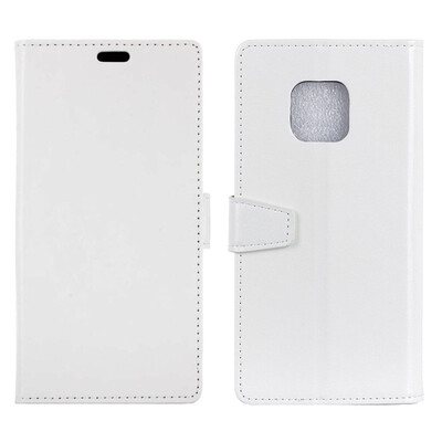 MOONCASE Huawei Mate 20 Pro Crystal Leather Case - White