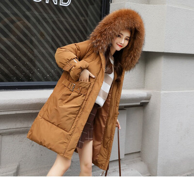 Winter 2018 winter down jacket ladies pure color temperament Korean version of the loose long cap cotton dress with real fur coll
Winter 2018 winter down jacket ladies pure color temperament Korean version of the loose long cap cotton dress with real fur coll