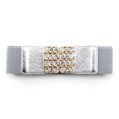 Hot Women Wide Waist Belt Vintage Diamante Elastic Stretch Buckle Waistband 
Hot Women Wide Waist Belt Vintage Diamante Elastic Stretch Buckle Waistband