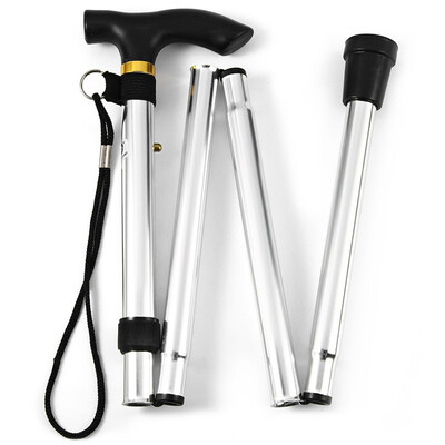 Aluminum Metal Folding Walking Stick with Adjustable Height&Non-slip Rubber Base Four telescopic folding climbing sticks
Aluminum Metal Folding Walking Stick with Adjustable Height&Non-slip Rubber Base Four telescopic folding climbing sticks