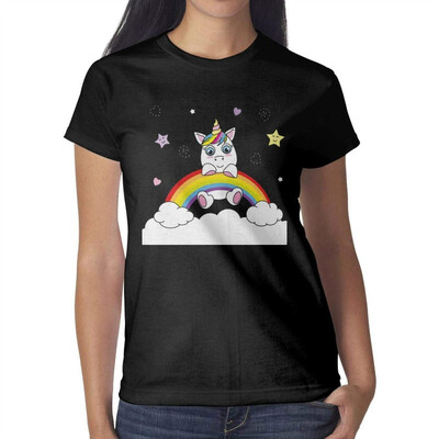 Unicorn Caught from A Rainbow Womens Black t Shirts Cute Womens Ladies Cotton t Shirt
Unicorn Caught from A Rainbow Womens Black t Shirts Cute Womens Ladies Cotton t Shirt
