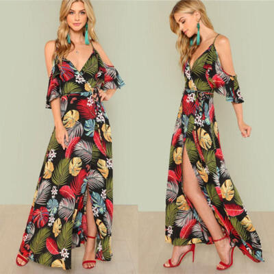 Plus Size Womens Floral Long Maxi Dress Split Cocktail Party Beach Sundress USA
Plus Size Womens Floral Long Maxi Dress Split Cocktail Party Beach Sundress USA