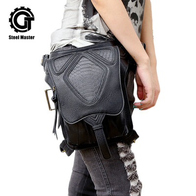 Steel Master Steampunk Bag Womens Waist Bags Shoulder Messenger Bag Multi-Function Leather Bag
Steel Master Steampunk Bag Womens Waist Bags Shoulder Messenger Bag Multi-Function Leather Bag