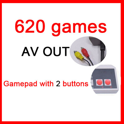Mini TV Game Console 8 Bit Retro Video Game Console Built-In 620 Games Handheld Gaming Player AV Port
Mini TV Game Console 8 Bit Retro Video Game Console Built-In 620 Games Handheld Gaming Player AV Port