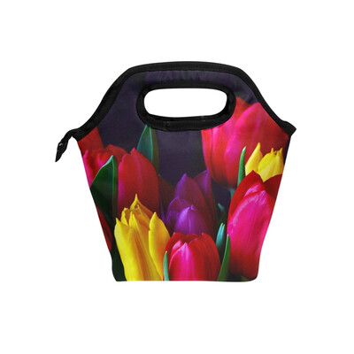 Colorful Tulip Lunch Bag Tote Bag Travel Picnic Organizer Lunch Holder Handbags Lunch Bag Box
Colorful Tulip Lunch Bag Tote Bag Travel Picnic Organizer Lunch Holder Handbags Lunch Bag Box