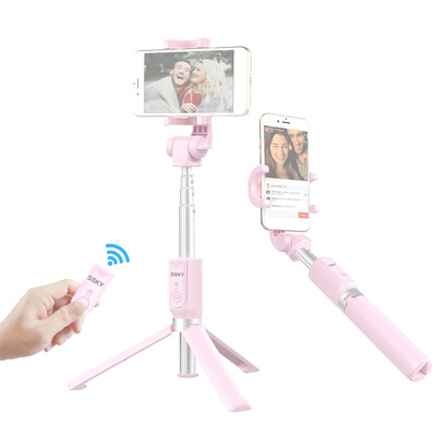 Handheld & Mini Selfie Stick Tripod 4-Section Extension with BT Remote Controller 360 Degree Phone Clip for iPhone Samsung HUAWEI
Handheld & Mini Selfie Stick Tripod 4-Section Extension with BT Remote Controller 360 Degree Phone Clip for iPhone Samsung HUAWEI