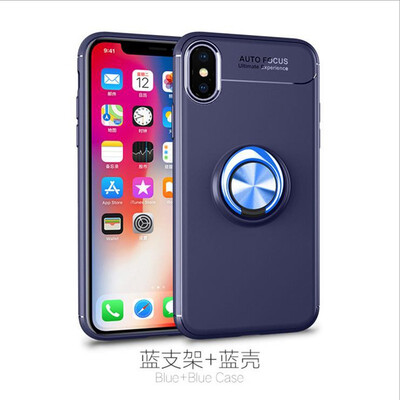 For iPhone8 Plus Cases Business Dirt-Resistant Phone Cases Silicone Magnetic Suction Kickstand Fitted Cases For iPhone8 Plus
