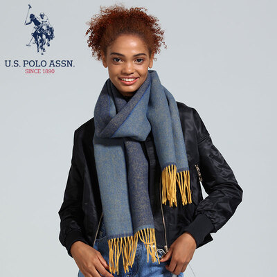 USPOLO wool scarf female thickening long autumn&winter solid color double-sided collar casual wild Europe&the United States wind scarf shawl dual-use Beijing with gift box PWJOO-60067 Tibetan blue
USPOLO wool scarf female thickening long autumn&winter solid color double-sided collar casual wild Europe&the United States wind scarf shawl dual-use Beijing with gift box PWJOO-60067 Tibetan blue
