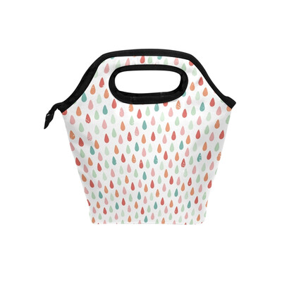 Lunch Bag Colorful Raindrops Tote Travel Picnic Insulated Handbags Portable Zipper Lunch Bag Box
Lunch Bag Colorful Raindrops Tote Travel Picnic Insulated Handbags Portable Zipper Lunch Bag Box