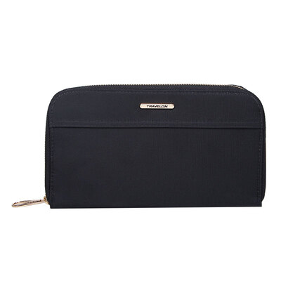 TRAVELON Large Capacity Portable Travel Clutch Jewelry Bag Jewelry Storage Bag 43309 Black 580
TRAVELON Large Capacity Portable Travel Clutch Jewelry Bag Jewelry Storage Bag 43309 Black 580