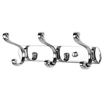 UpperX Double-points Hook Wall Hook Stainless Steel Hanger Coat Towel Hat Hanger Silver-3-Hooks
UpperX Double-points Hook Wall Hook Stainless Steel Hanger Coat Towel Hat Hanger Silver-3-Hooks