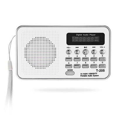 T - 205 Mini Digital Stereo Speaker FM Radio Music Player a Beautifully Integrated FM Radio Player
T - 205 Mini Digital Stereo Speaker FM Radio Music Player a Beautifully Integrated FM Radio Player