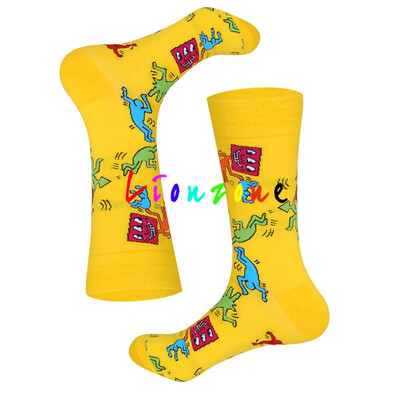 LIONZONE Brand Designer Happy Socks Women Plus Size With Banana Pear Fruit Smiling face Patterns Coloured Unisex Crew Socks
LIONZONE Brand Designer Happy Socks Women Plus Size With Banana Pear Fruit Smiling face Patterns Coloured Unisex Crew Socks