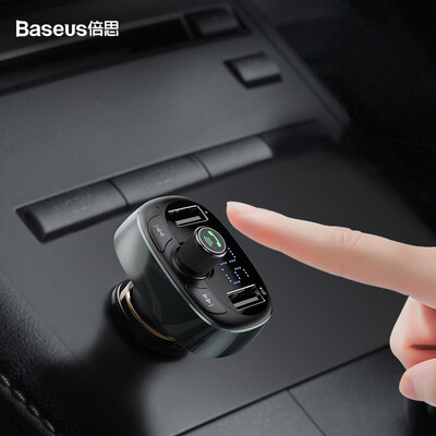 Baseus Car Charger FM Transmitter Aux Modulator Bluetooth Handsfree Car Audio MP3 Player 34A Fast Dual USB Mobile Phone Charger
Baseus Car Charger FM Transmitter Aux Modulator Bluetooth Handsfree Car Audio MP3 Player 34A Fast Dual USB Mobile Phone Charger