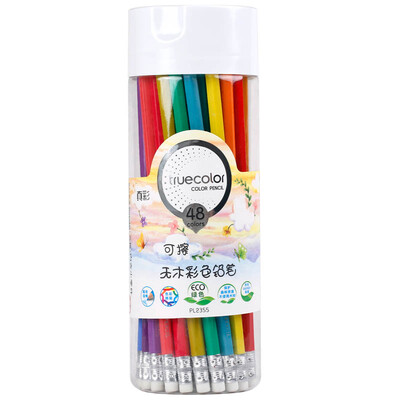 TRUECOLOR 48 color woodfree erasable hexagonal pole color pencil color lead color fill color pen painting color pen student adult art sketch pen barrel PL2355
TRUECOLOR 48 color woodfree erasable hexagonal pole color pencil color lead color fill color pen painting color pen student adult art sketch pen barrel PL2355