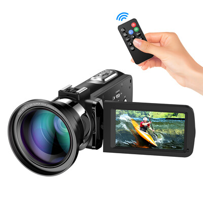 Andoer FHD 1080P Camecorder Digital Video Camera Infrared Night Vision 24MP 30" Rotating LCD Screen 16X Digital Zoom Remote Cont
Andoer FHD 1080P Camecorder Digital Video Camera Infrared Night Vision 24MP 30" Rotating LCD Screen 16X Digital Zoom Remote Cont