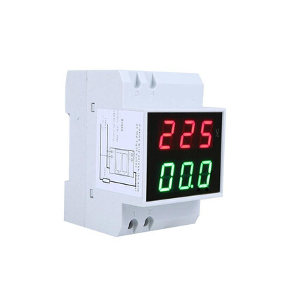 Digital Din-Rail LED Voltage Ammeter Current Meter Voltmeter AC80-300V 02-999A Dual Display
Digital Din-Rail LED Voltage Ammeter Current Meter Voltmeter AC80-300V 02-999A Dual Display