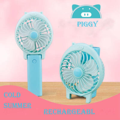Rechargeable Fan Air Cooler Mini Operated Hand Held USB Foldable Portable Fan
