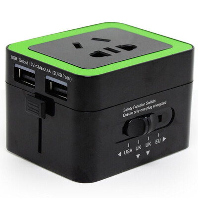 JIAJIALIN Universal Portable World Wide Travel Power Charger Adapter Plug Converter
JIAJIALIN Universal Portable World Wide Travel Power Charger Adapter Plug Converter