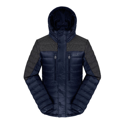 Wolf claw Jackwolfskin mens outdoor warm down jacket water&windproof autumn&winter fashion jacket hooded shirt 1203431 Bao blue
Wolf claw Jackwolfskin mens outdoor warm down jacket water&windproof autumn&winter fashion jacket hooded shirt 1203431 Bao blue