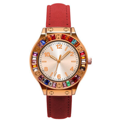 2018 New Women Fashion Luxury Leisure Set Auger Leather Analog Stainless Steel Quartz Watch
2018 New Women Fashion Luxury Leisure Set Auger Leather Analog Stainless Steel Quartz Watch