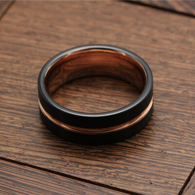 bdx Fashion Black&rose gold Tungsten steel Ring Wedding Bands 8MM Tungsten Carbide Rings for Men Jewelry Dropshipping
bdx Fashion Black&rose gold Tungsten steel Ring Wedding Bands 8MM Tungsten Carbide Rings for Men Jewelry Dropshipping