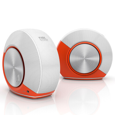 JBL Pebbles music snail computer small speakers USB powered subwoofer 20 mini stereo orange
JBL Pebbles music snail computer small speakers USB powered subwoofer 20 mini stereo orange