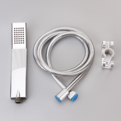 Bethus Handheld Shower Set Handheld Shower Head Base Hose Word Square Shower Set of 3
Bethus Handheld Shower Set Handheld Shower Head Base Hose Word Square Shower Set of 3