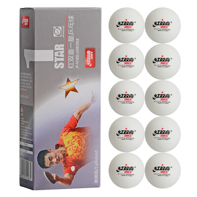 Red Double Happiness DHS White One Star 40mm Training Level Table Tennis 10 Pack 1840C0
Red Double Happiness DHS White One Star 40mm Training Level Table Tennis 10 Pack 1840C0