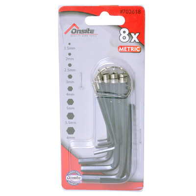 Tactical 702618 ONSITE series 8 piece set hex wrench set metric hex wrench 15-6mm 6 angle wrench
Tactical 702618 ONSITE series 8 piece set hex wrench set metric hex wrench 15-6mm 6 angle wrench